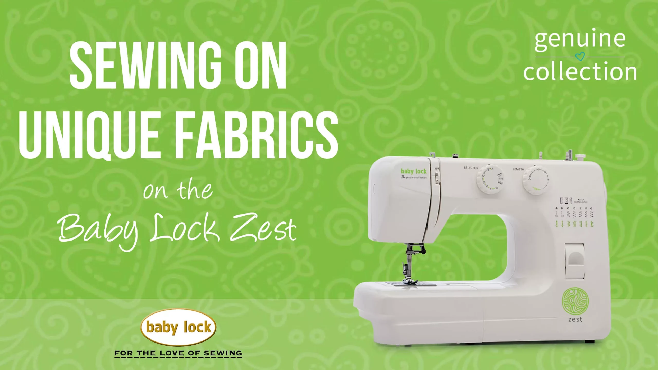 Zest - Sewing on Unique Fabrics