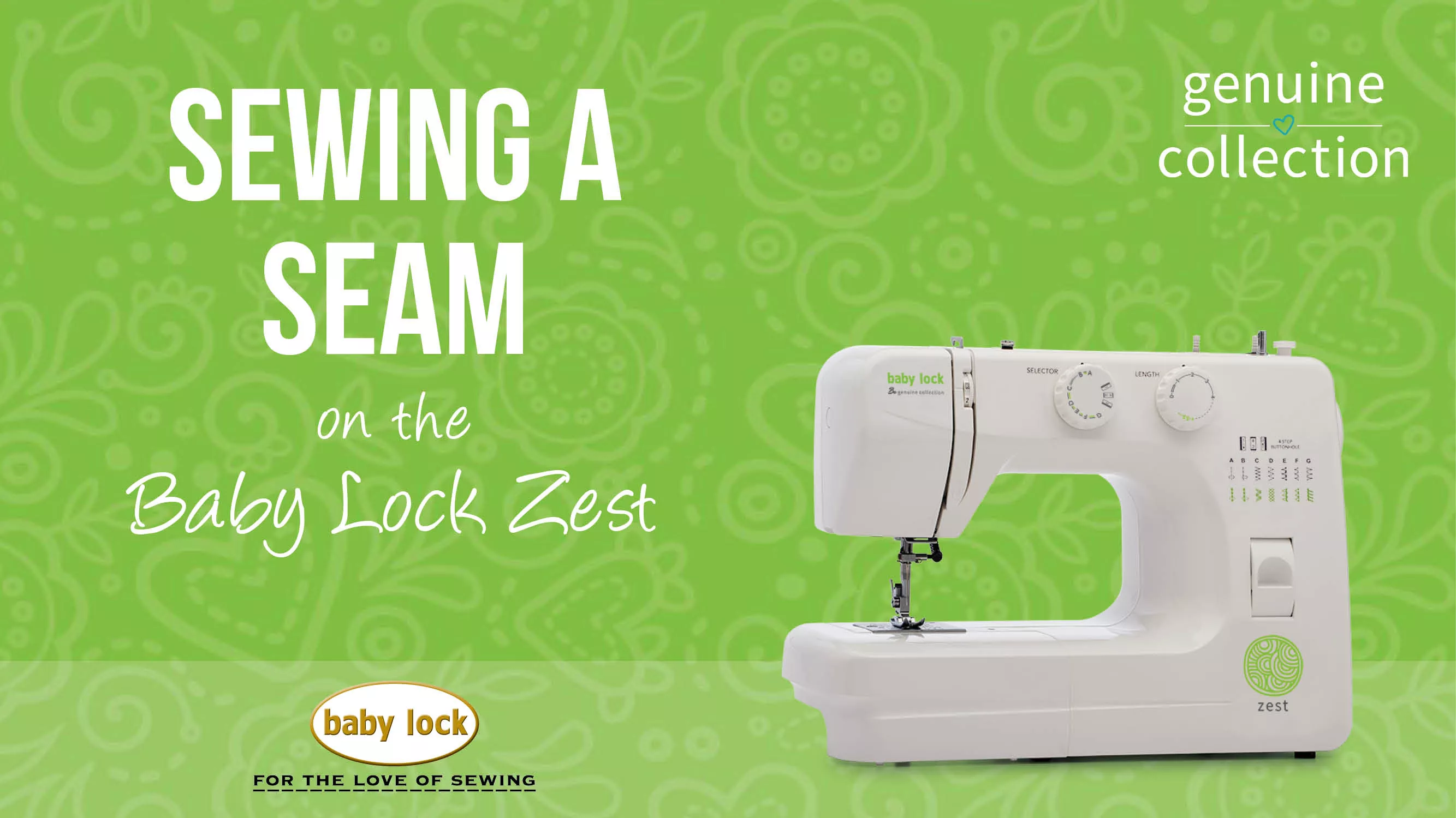Zest - Sewing a Seam