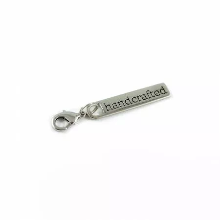 Zipper Pull Handcrafted In Nickel