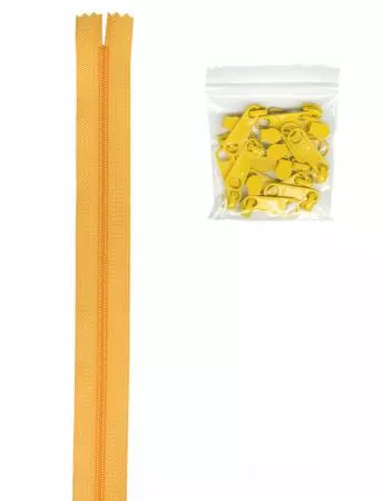 Zippers by the Yard - Buttercup