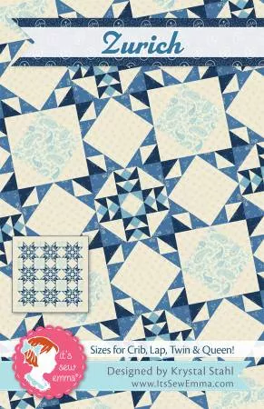 Zurich Quilt Pattern by It's Sew Emma ISE-251